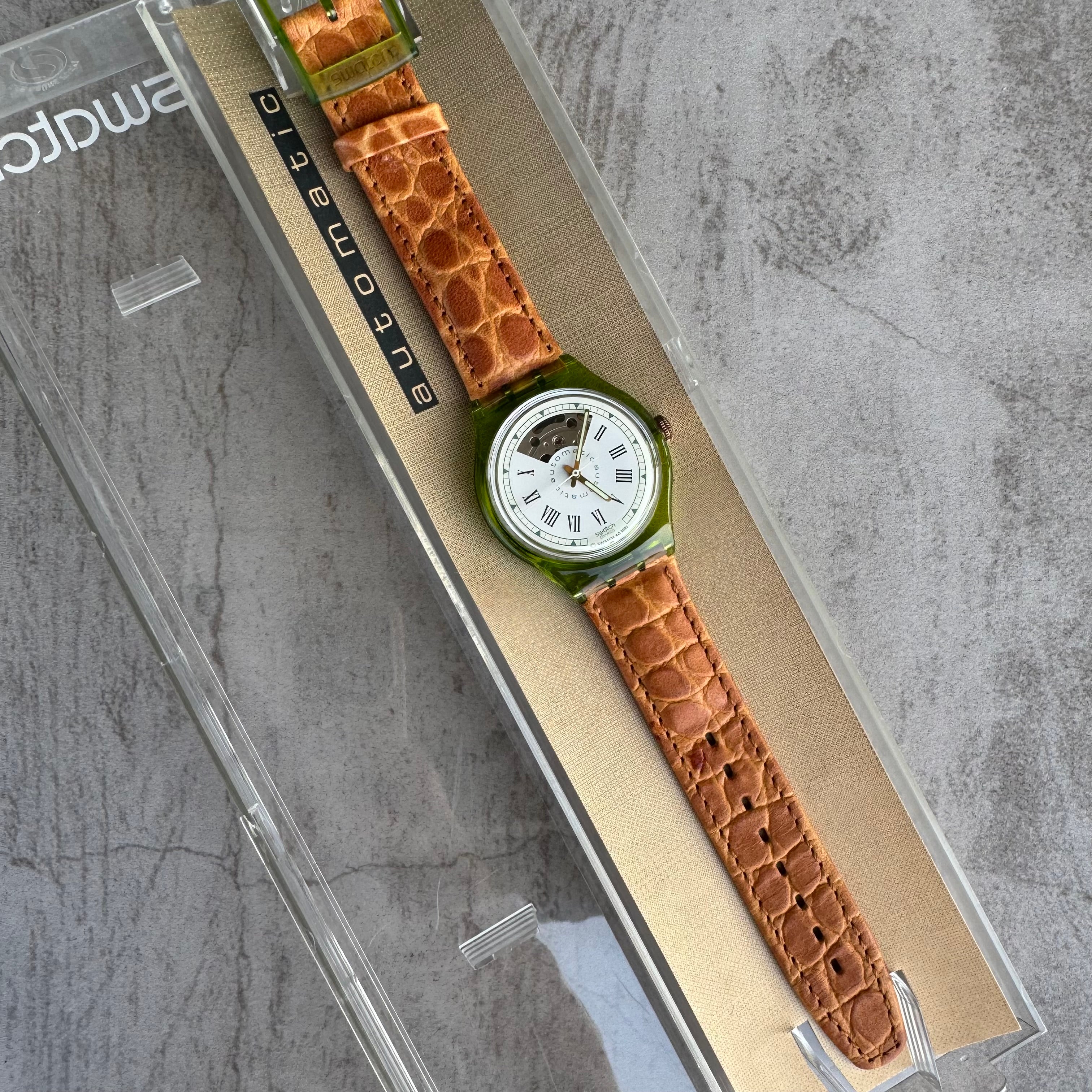 Vintage Swatch Automatic Gran Via SAG100 - Transparent Case