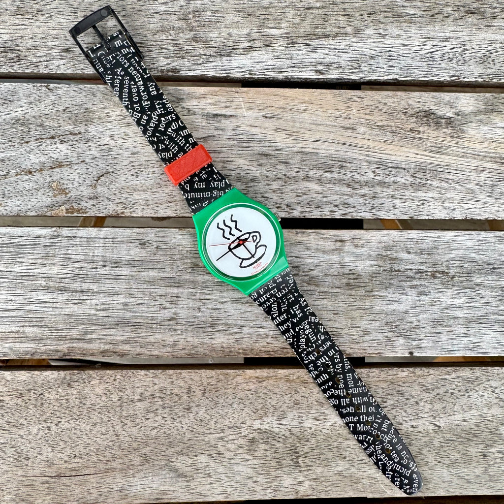 Swatch Watch Cappuccino GG121 Coffee Lovers - Unworn