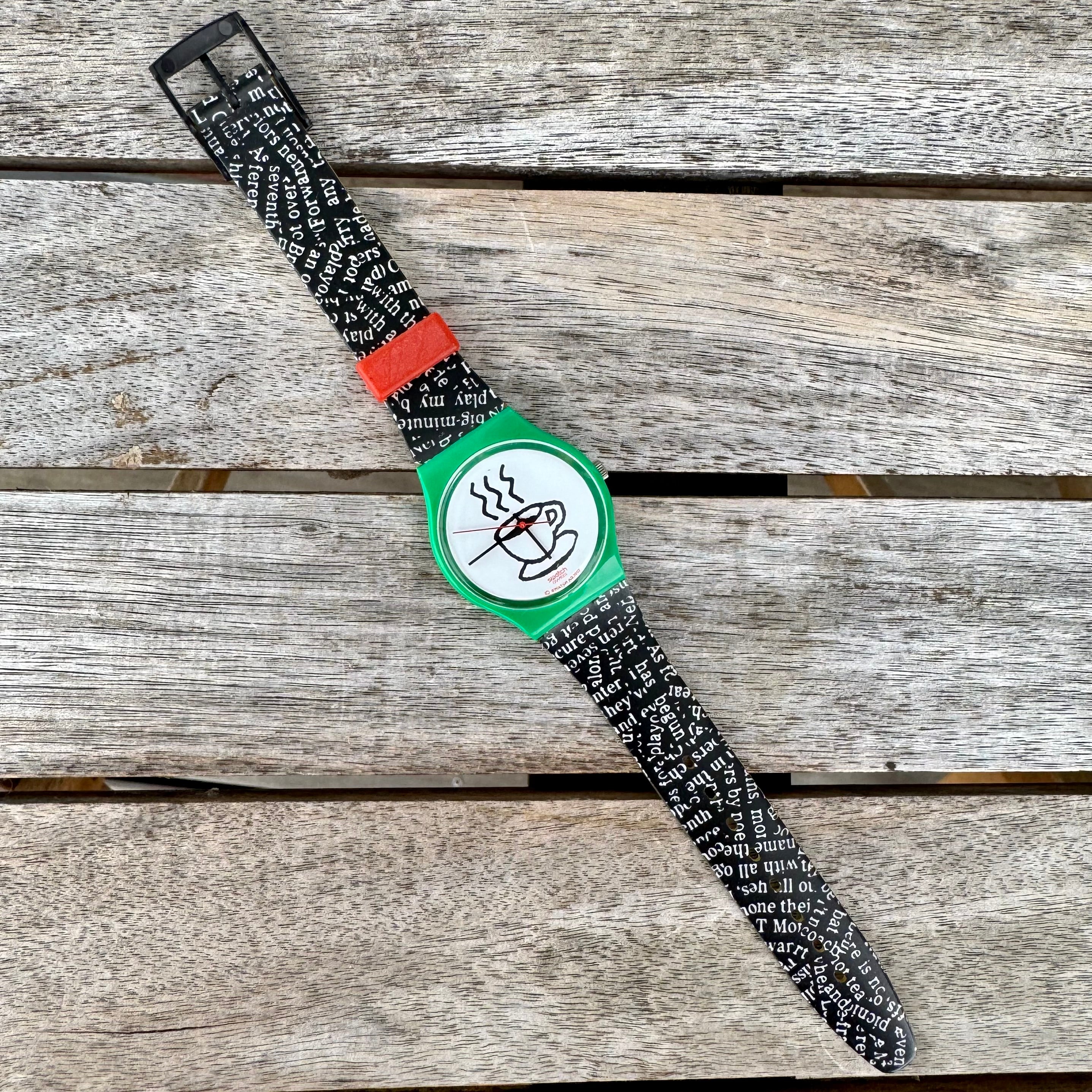 Swatch Watch Cappuccino GG121 Coffee Lovers - Unworn