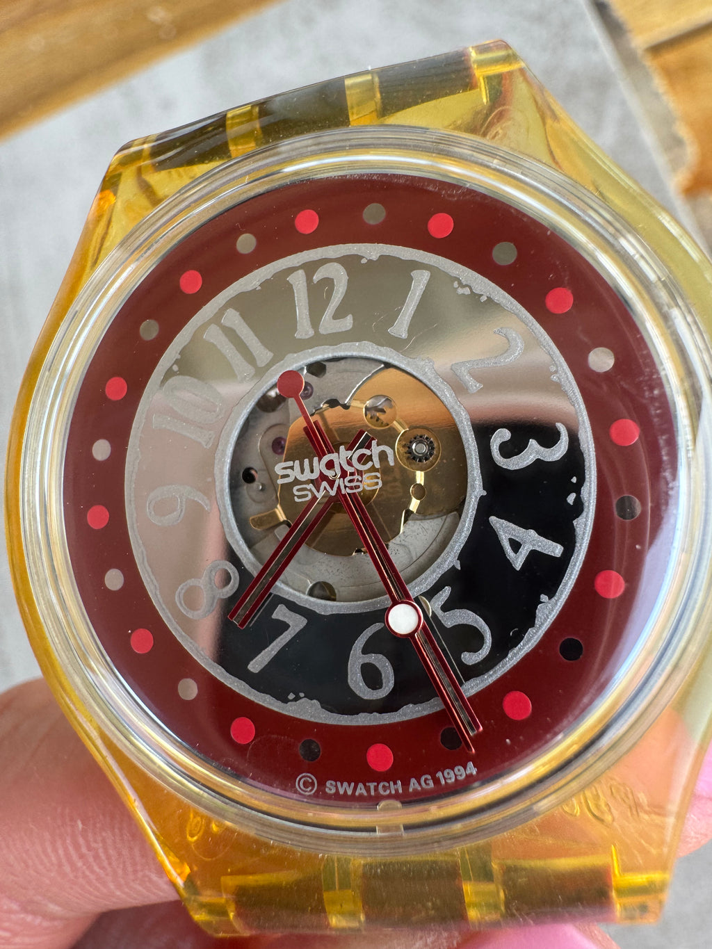Vintage Swatch Automatic Skeleton Watch Mc Killop SAP103