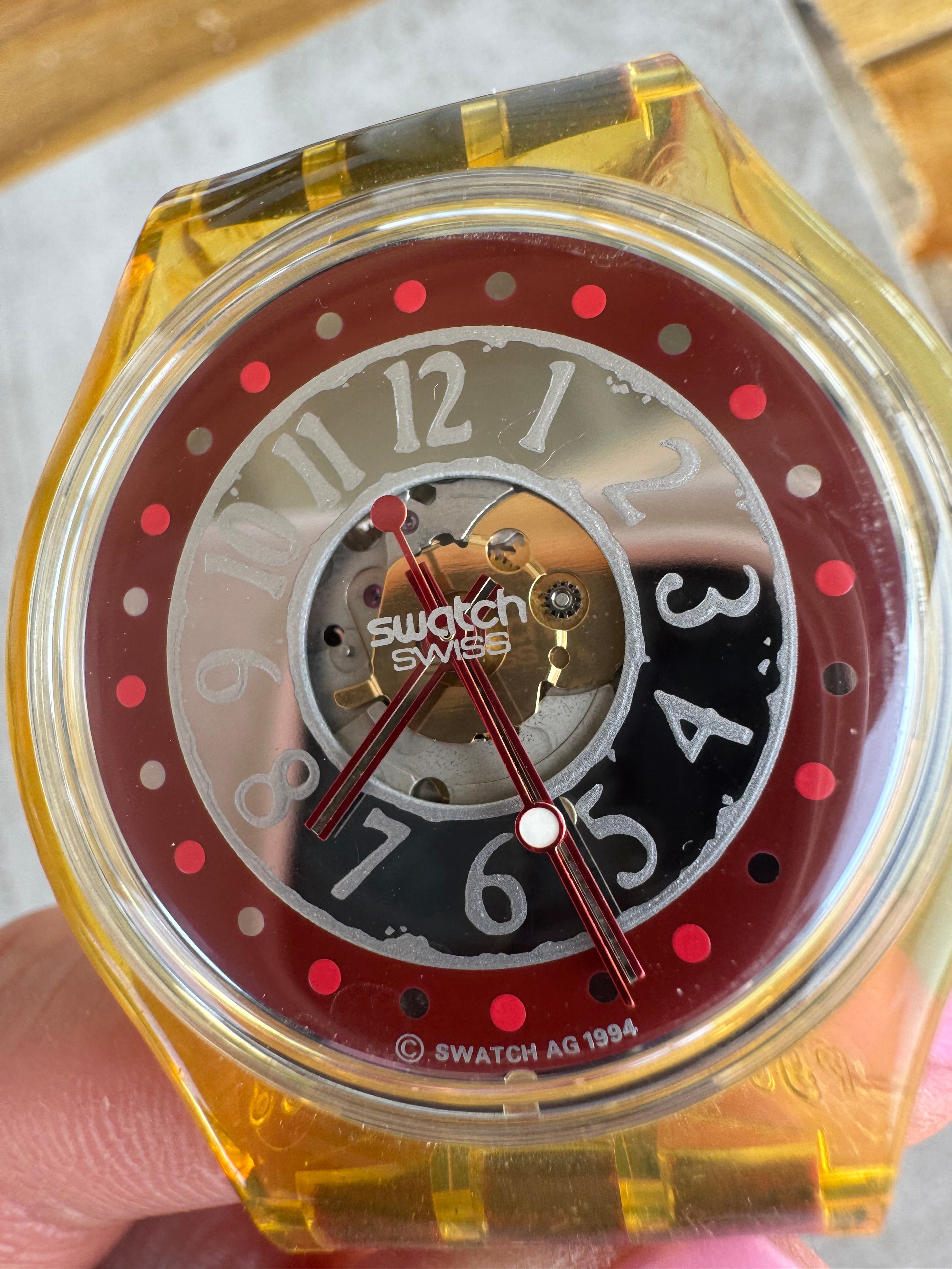 Vintage Swatch Automatic Skeleton Watch Mc Killop SAP103