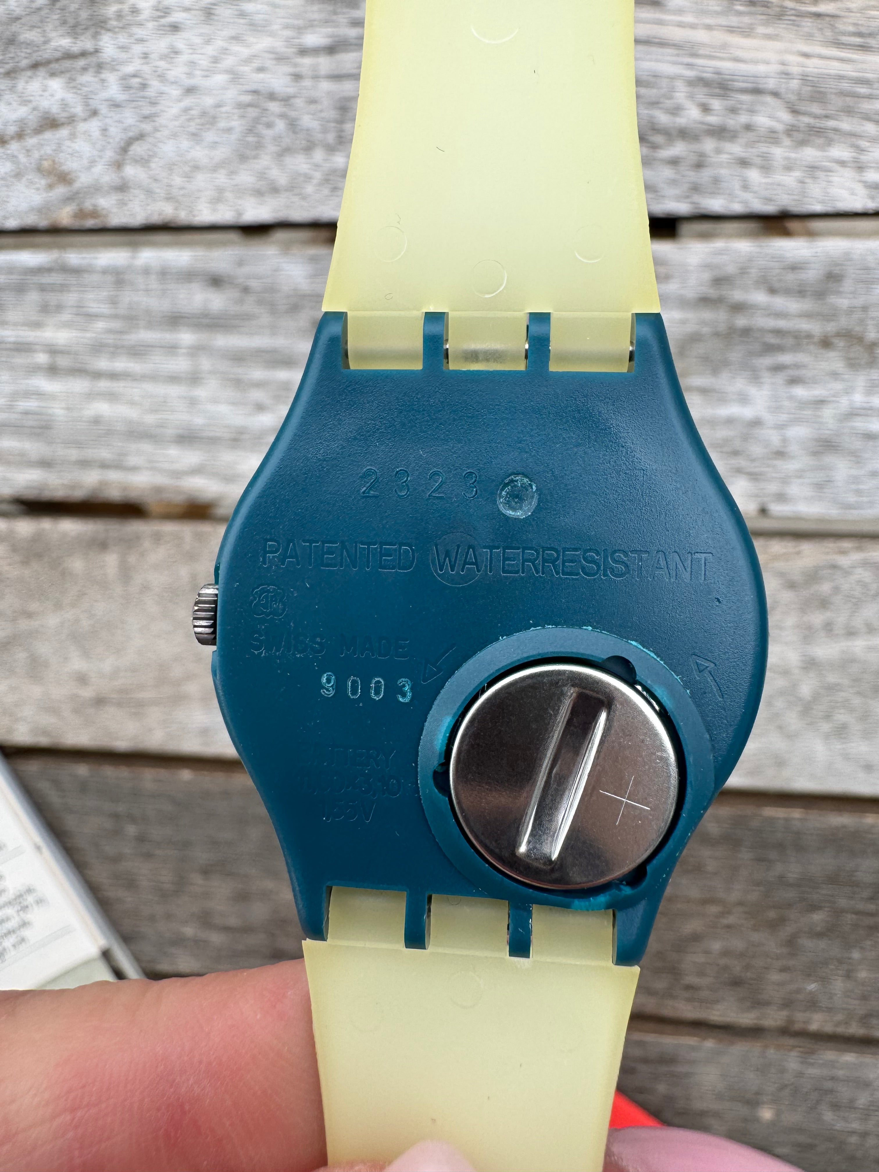 Swatch Palco GG119 Watch: Vibrant 1992 Collector's Item (NOS in Box)