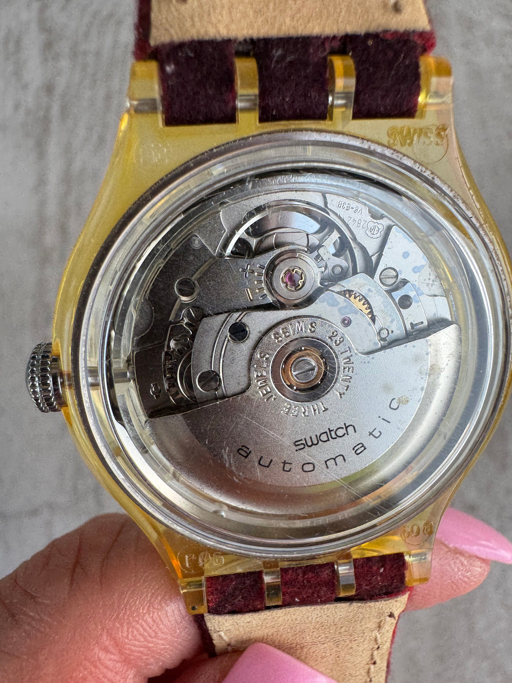Vintage Swatch Automatic Skeleton Watch Mc Killop SAP103