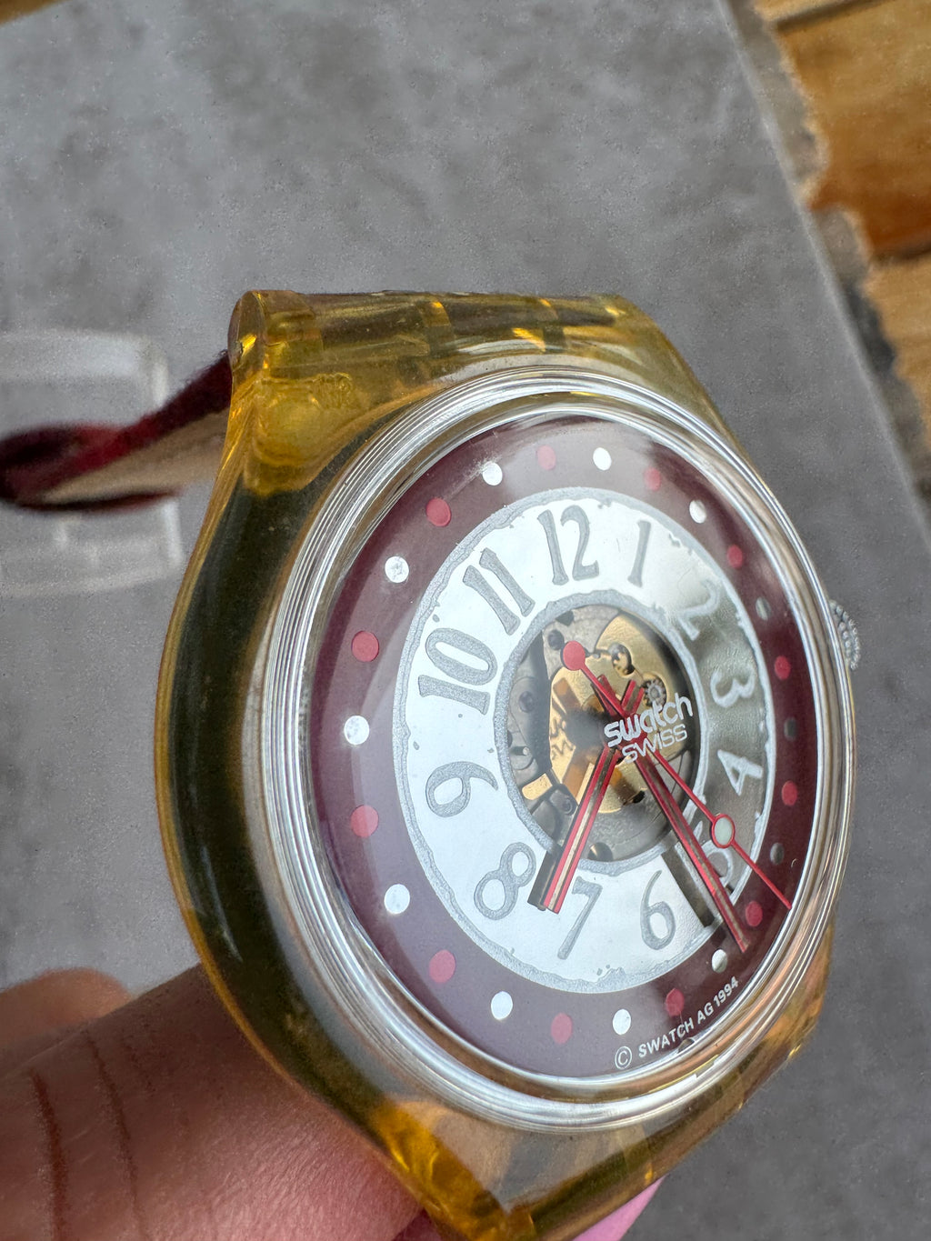 Vintage Swatch Automatic Skeleton Watch Mc Killop SAP103