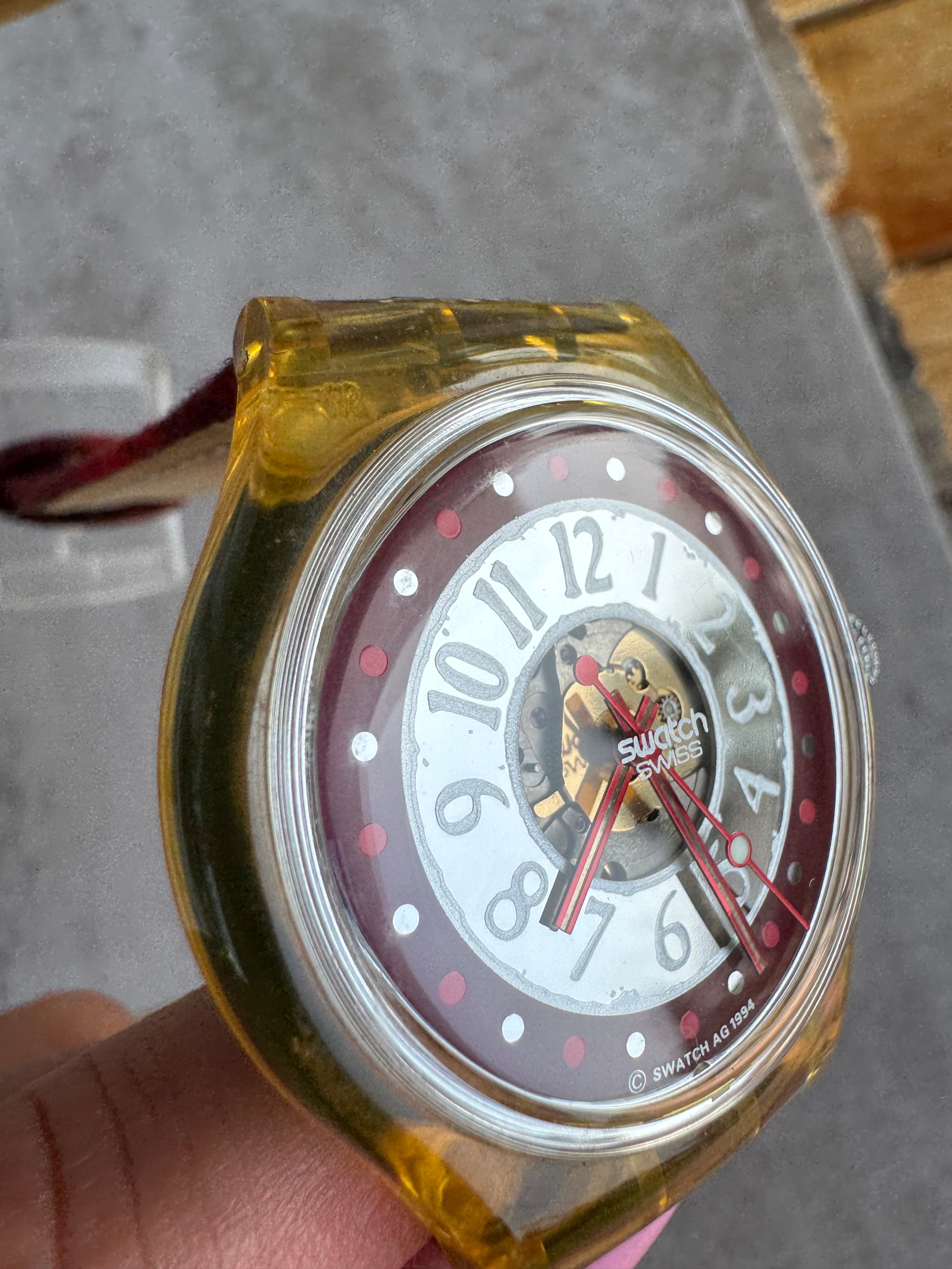 Vintage Swatch Automatic Skeleton Watch Mc Killop SAP103