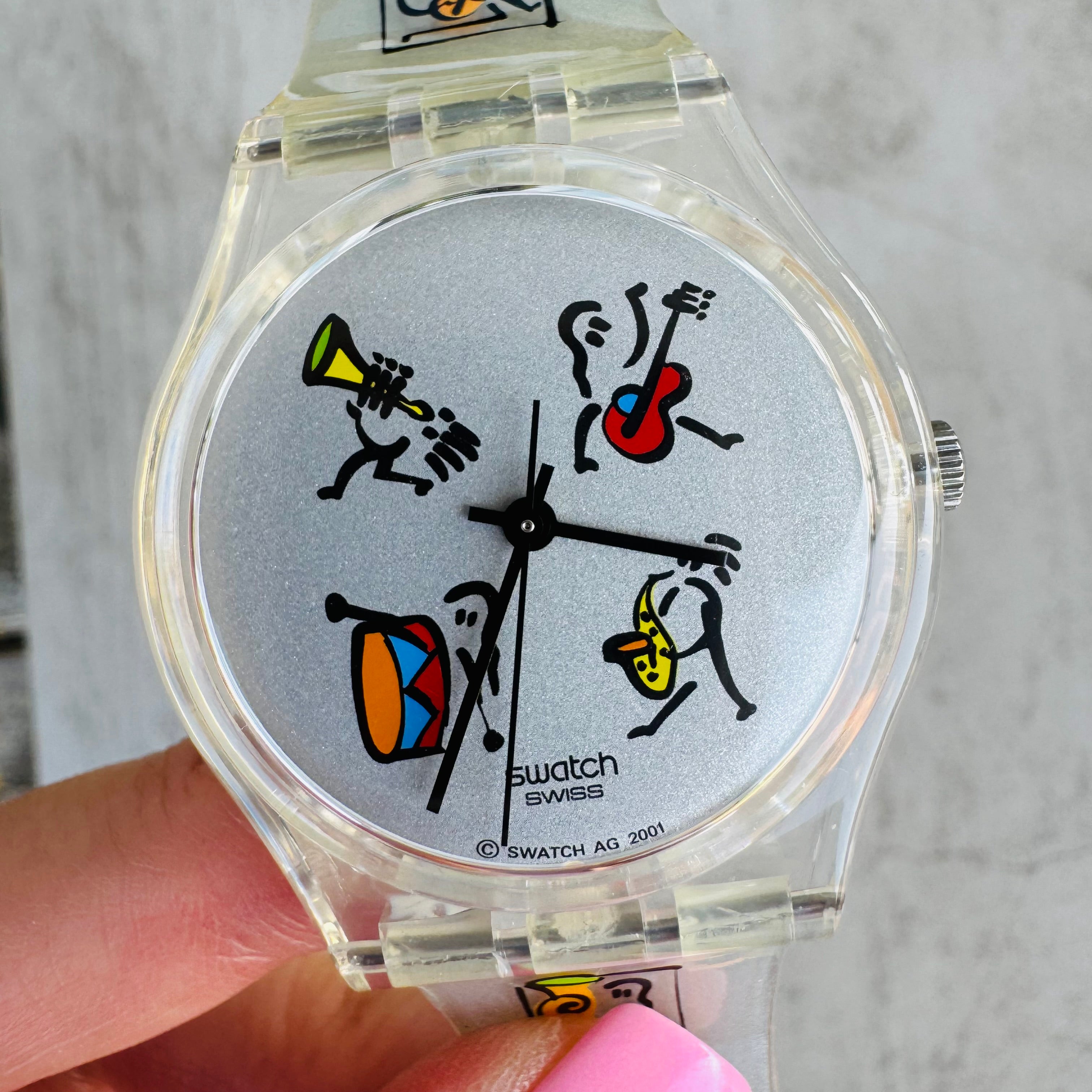 Rare Swatch GK364 Instrumental Montreux Jazz Festival - Unworn