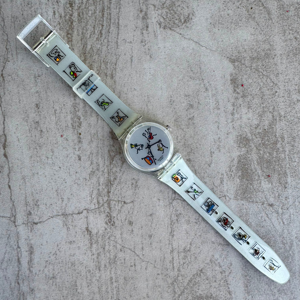Rare Swatch GK364 Instrumental Montreux Jazz Festival - Unworn