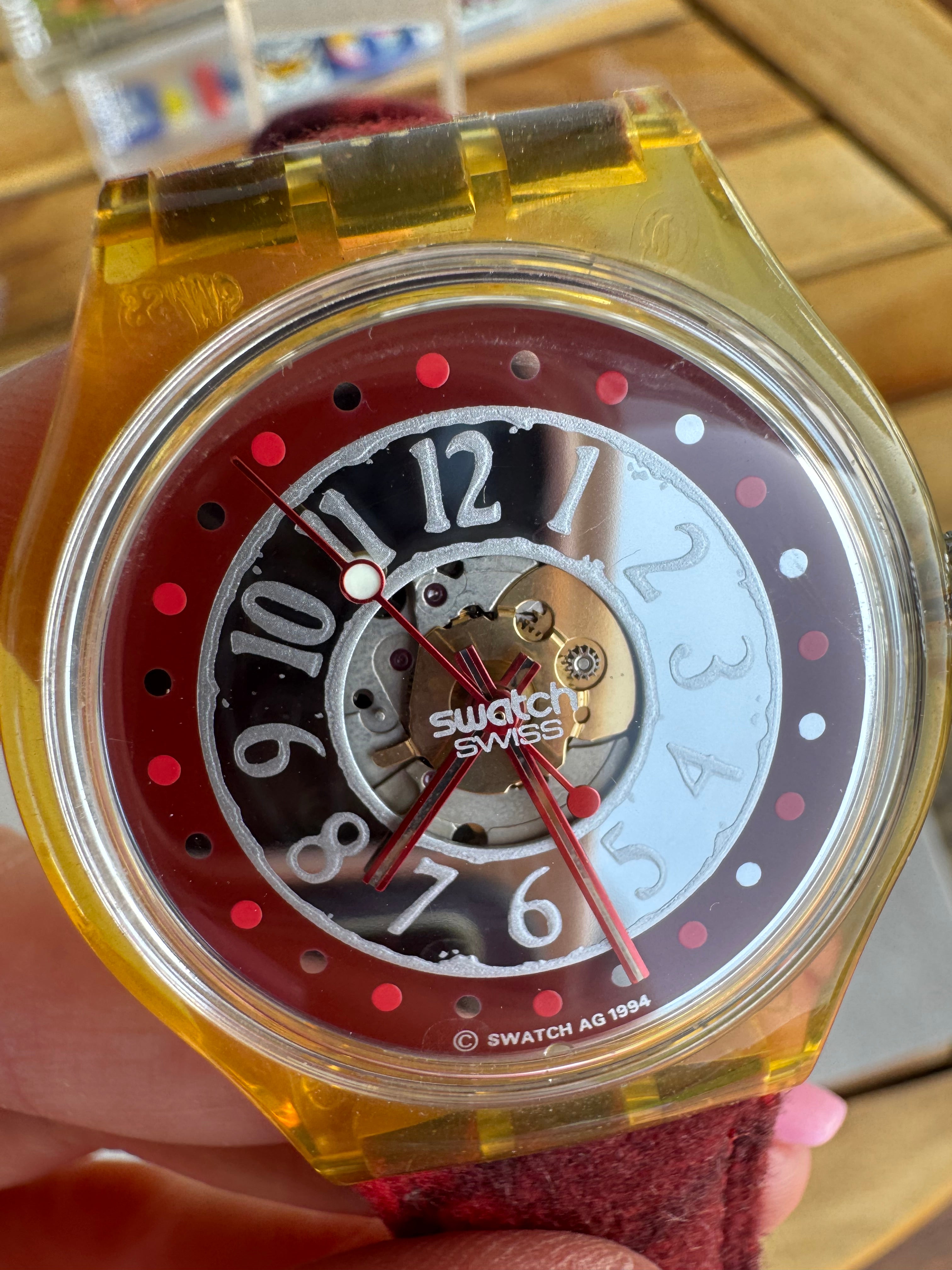 Vintage Swatch Automatic Skeleton Watch Mc Killop SAP103