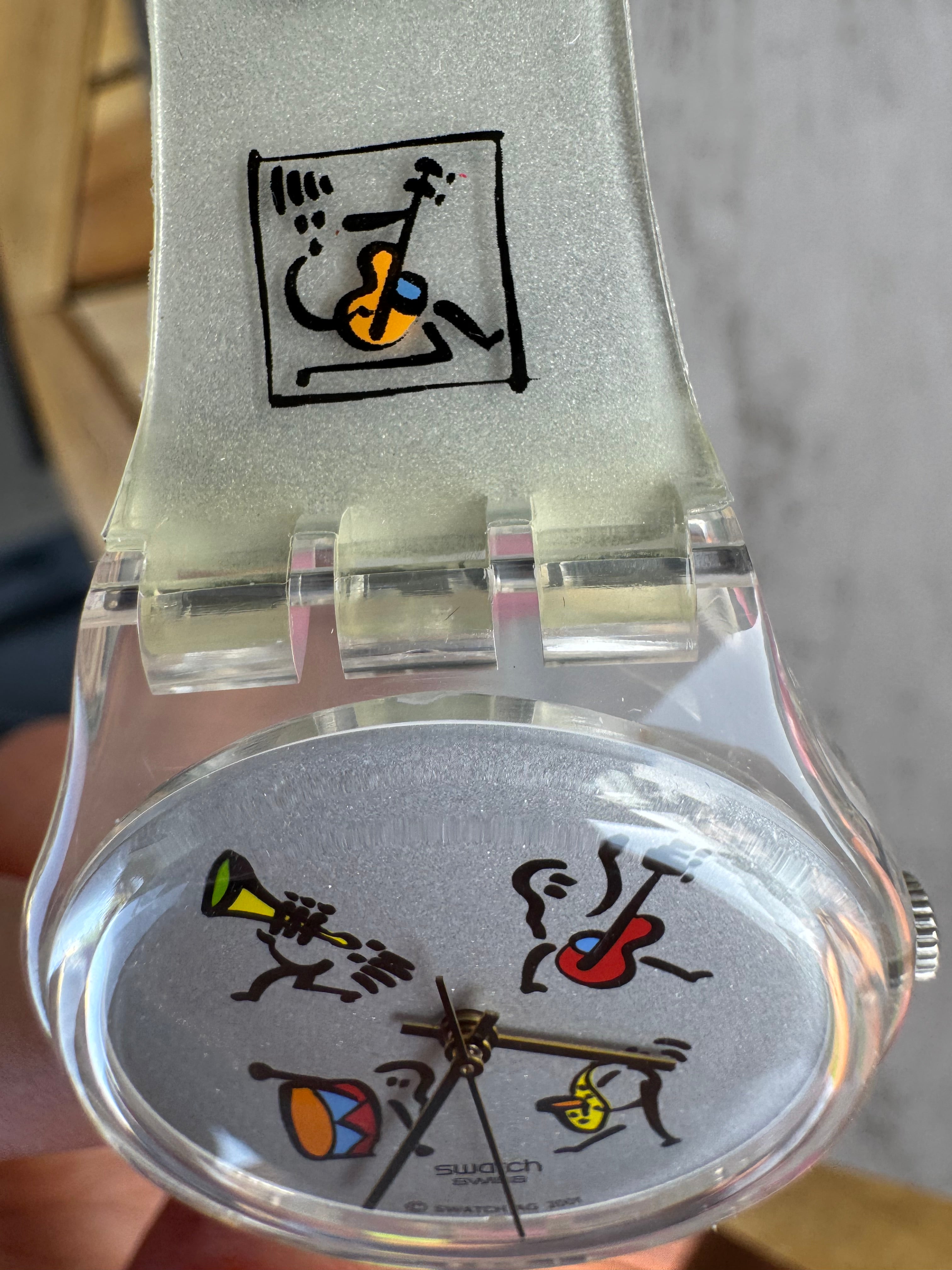 Rare Swatch GK364 Instrumental Montreux Jazz Festival - Unworn