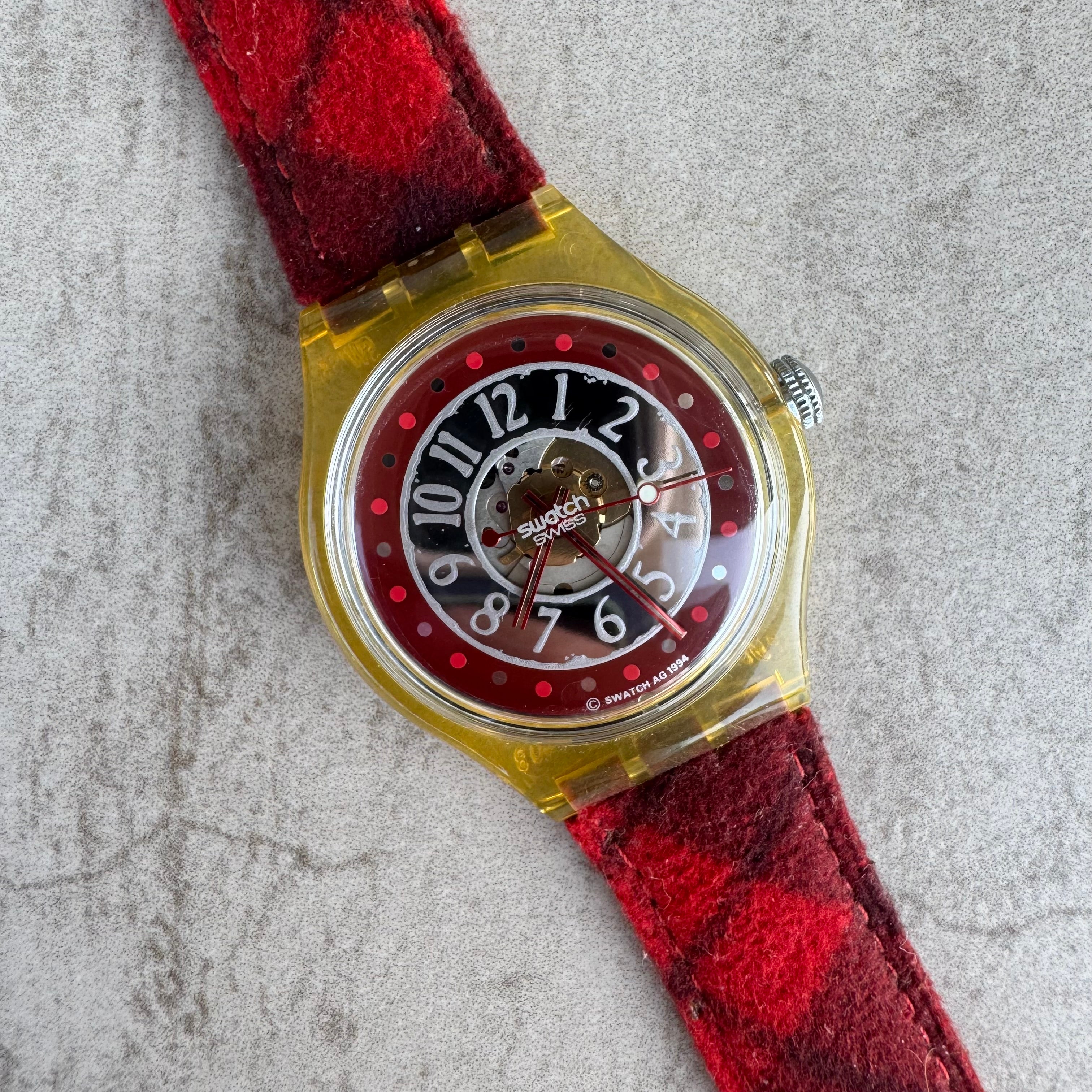 Vintage Swatch Automatic Skeleton Watch Mc Killop SAP103