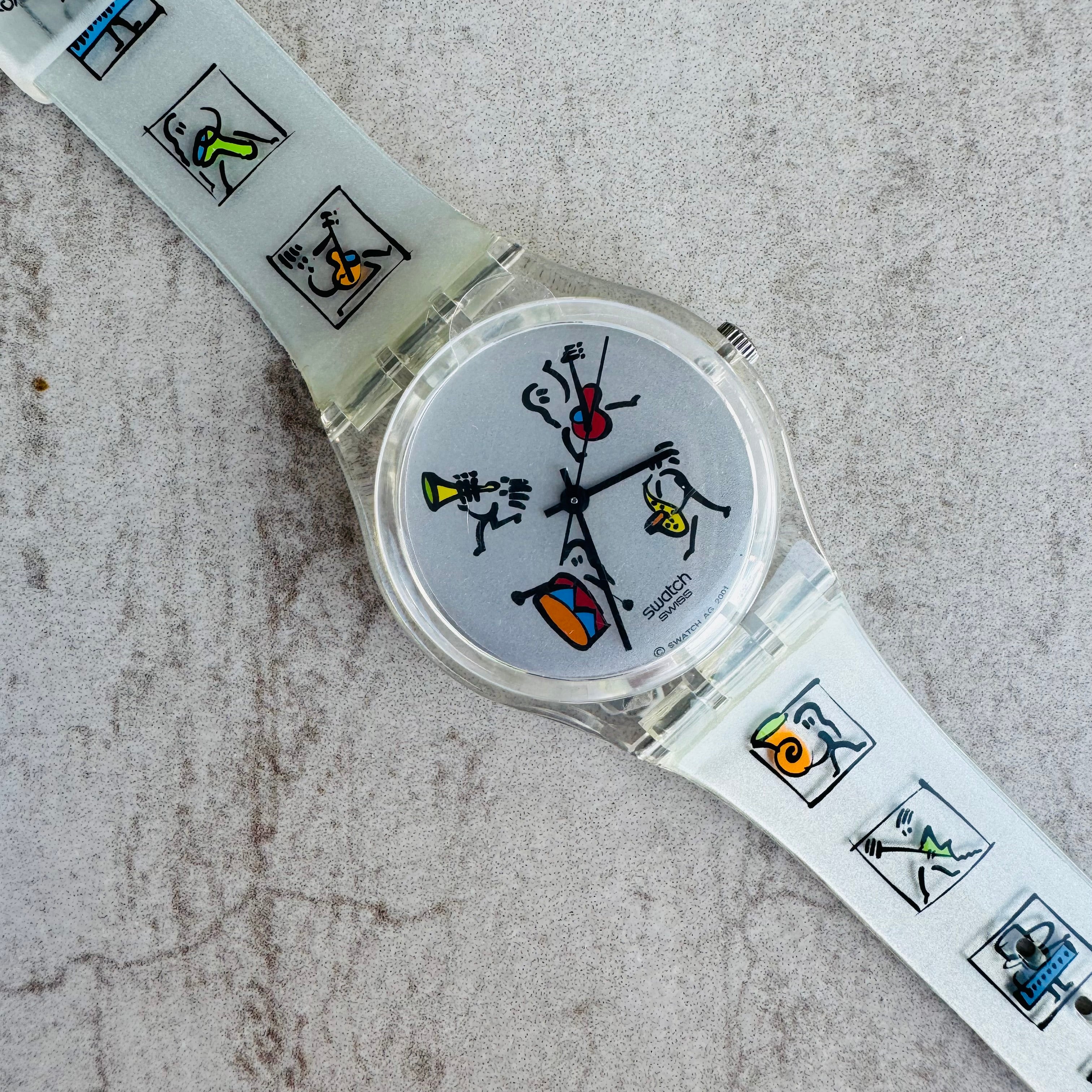 Rare Swatch GK364 Instrumental Montreux Jazz Festival - Unworn