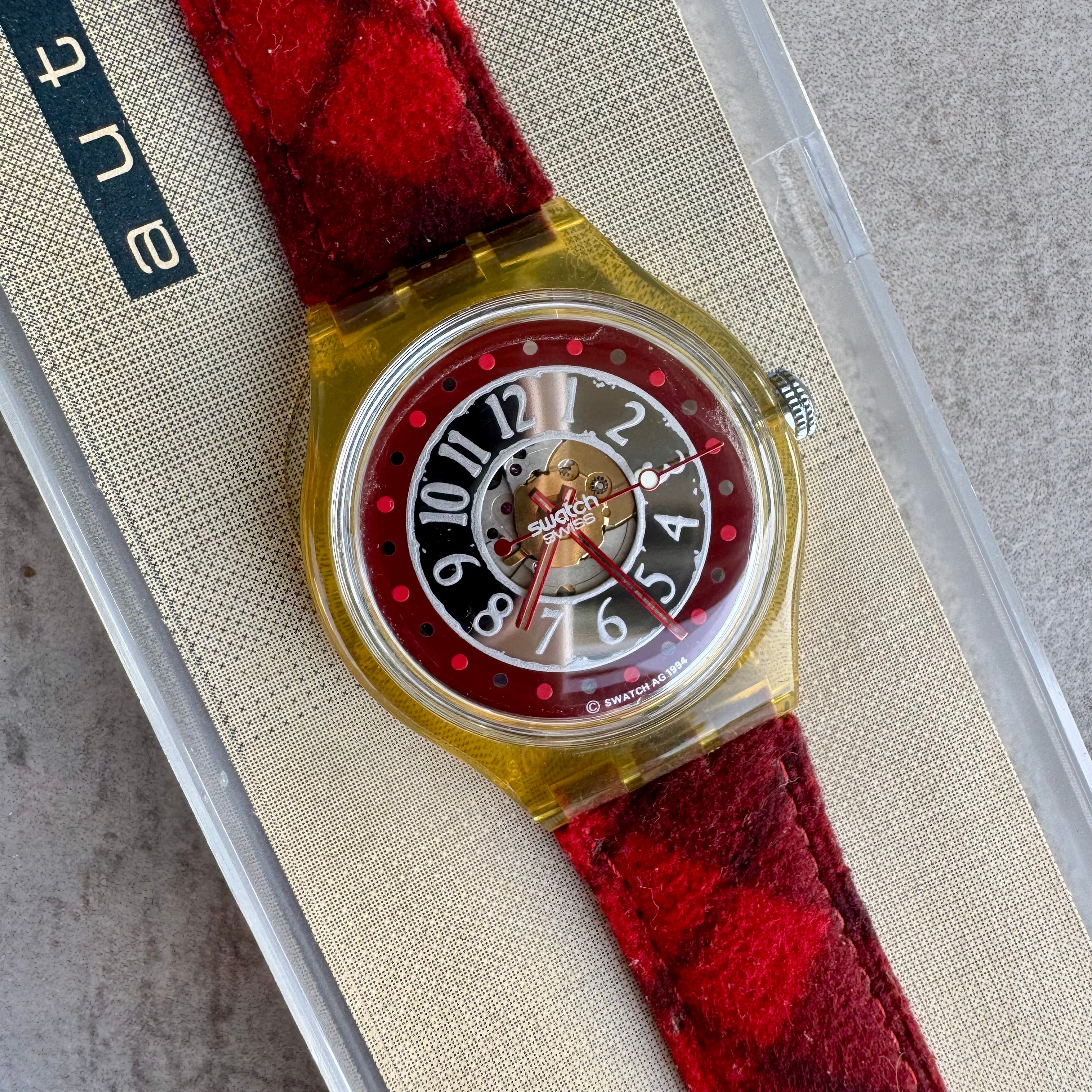 Vintage Swatch Automatic Skeleton Watch Mc Killop SAP103