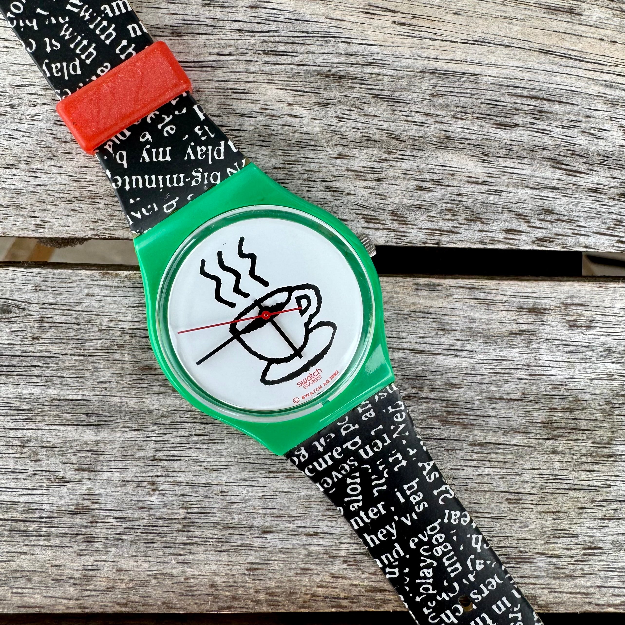 Swatch Watch Cappuccino GG121 Coffee Lovers - Unworn