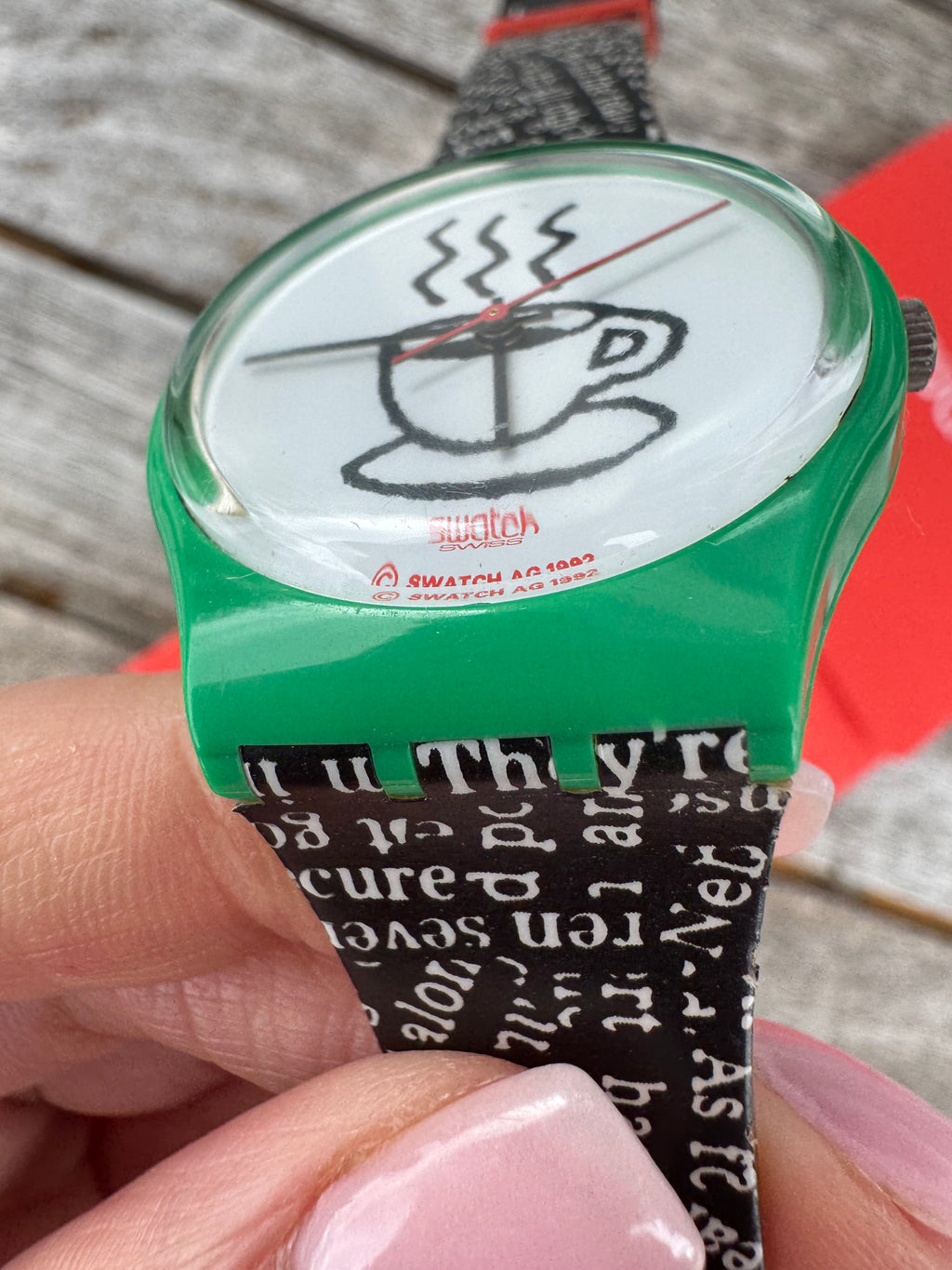 Swatch Watch Cappuccino GG121 Coffee Lovers - Unworn