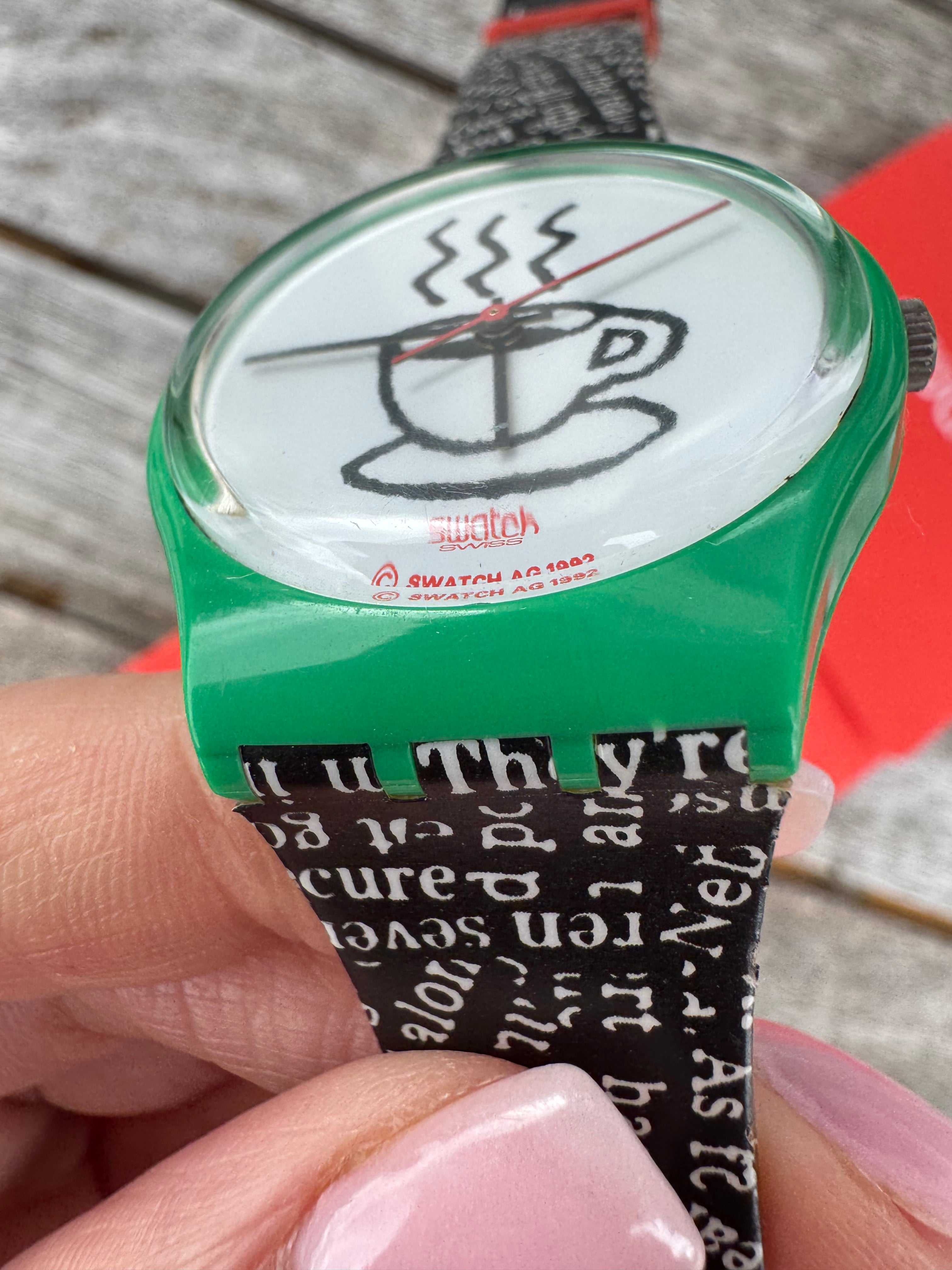 Swatch Watch Cappuccino GG121 Coffee Lovers - Unworn