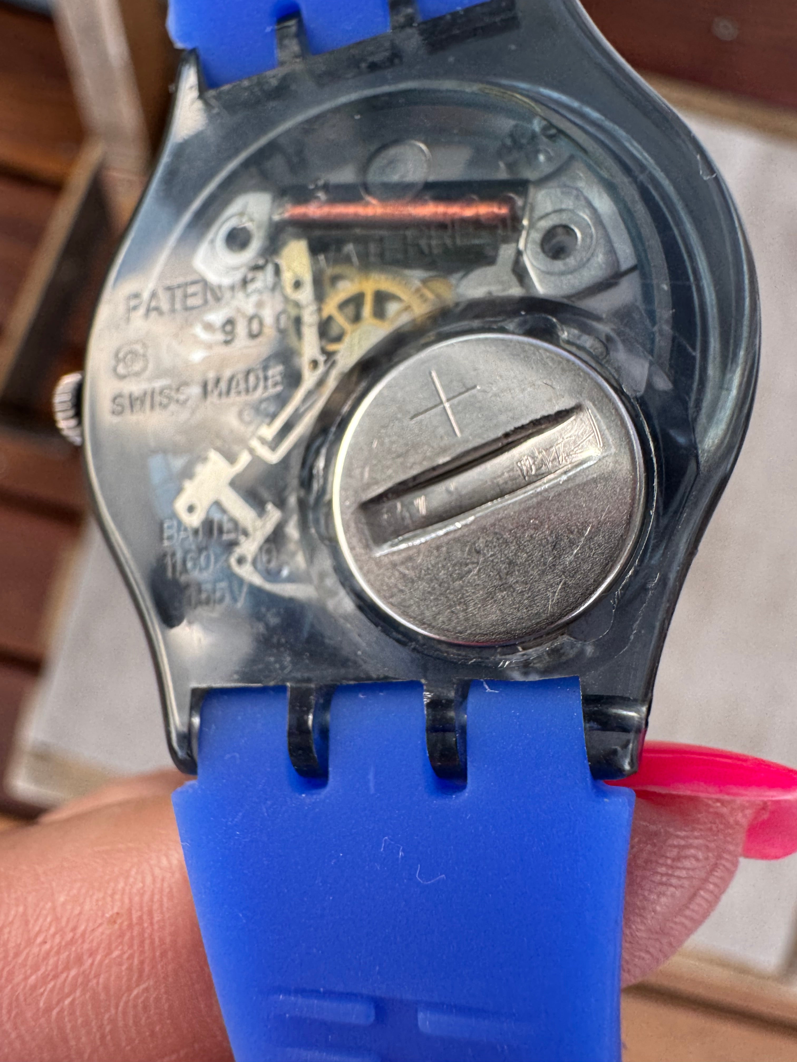 Vintage Swatch Decoscraper GP109 Skeleton Watch Refurbished