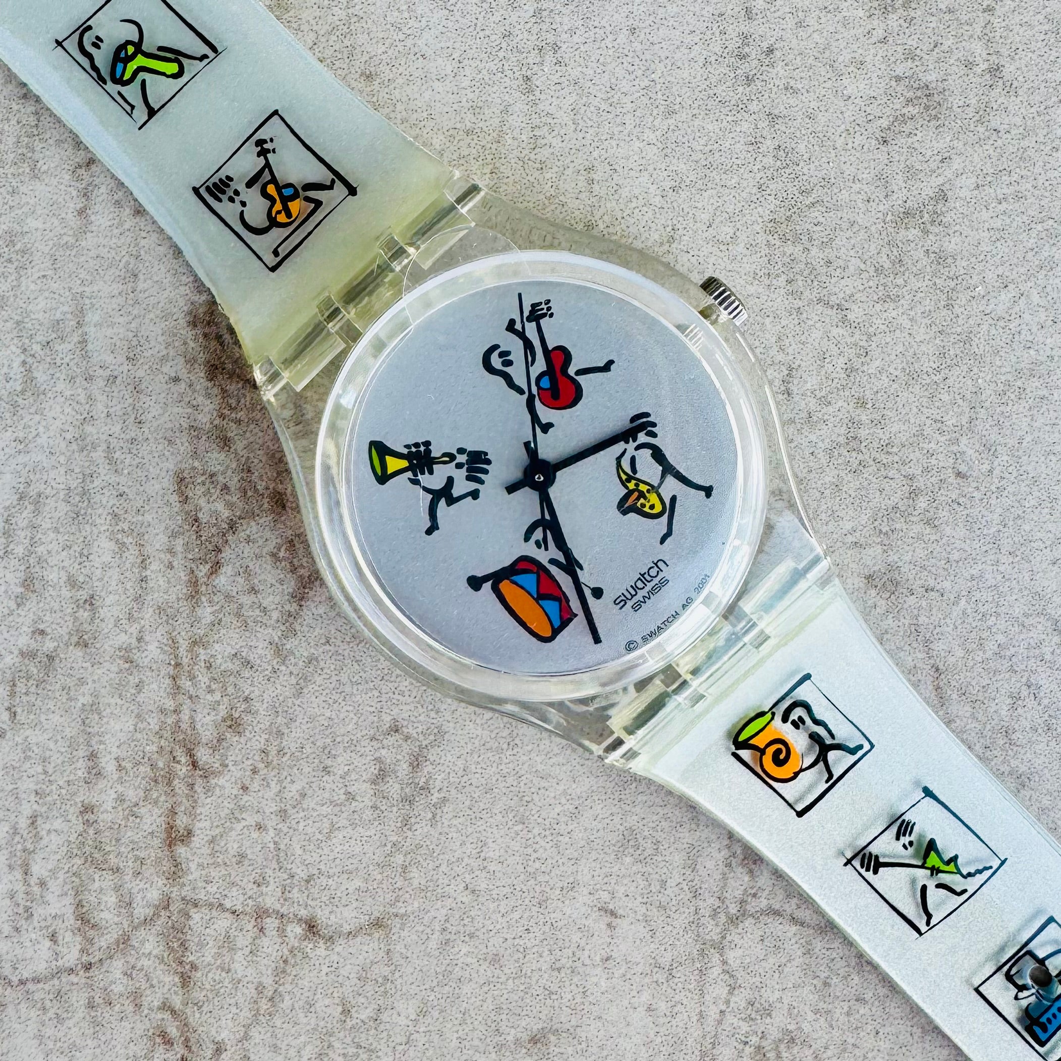 Rare Swatch GK364 Instrumental Montreux Jazz Festival - Unworn