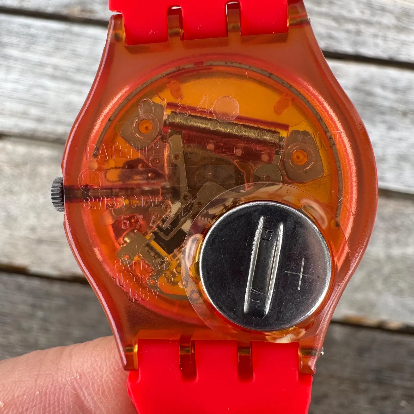 Vintage Swatch Mango Dream GR105 Skeleton Watch