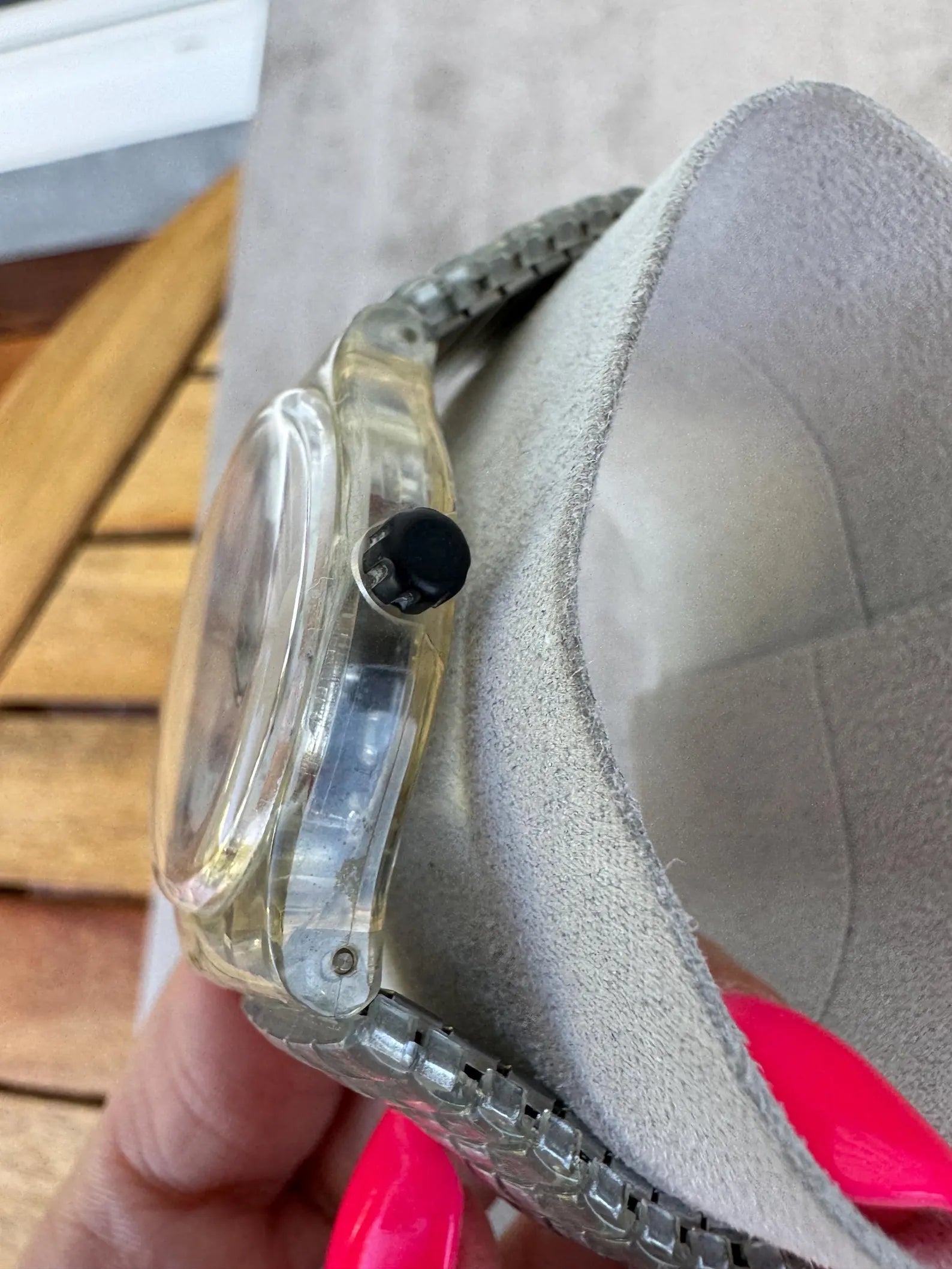 Vintage Swatch Rusher STOP Watch: 1993 Transparent Design