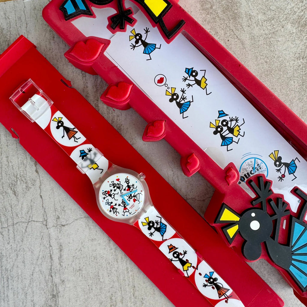 Swatch STGK104 TIME FOR A KISS Club Special 2004 Unworn