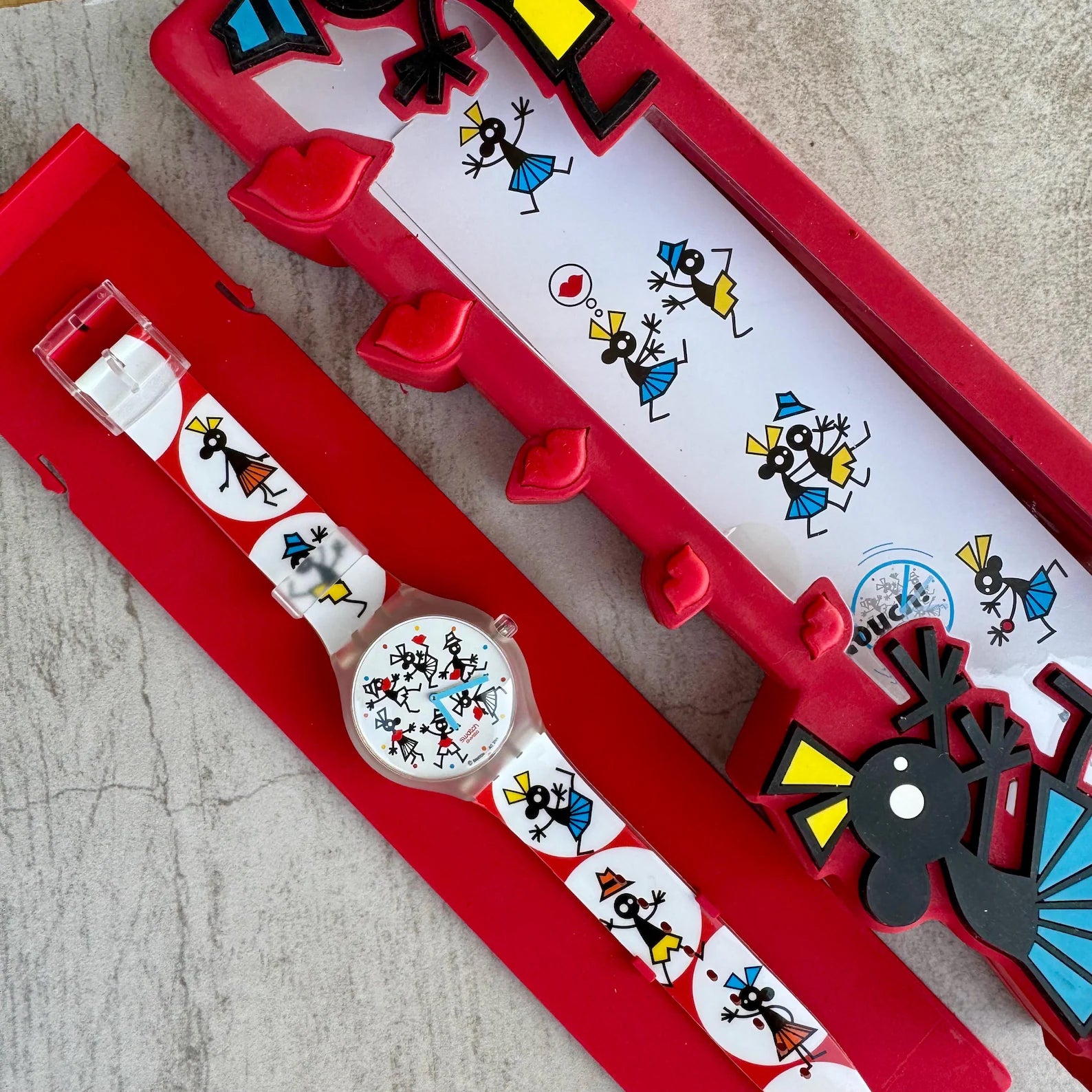 Swatch STGK104 TIME FOR A KISS Club Special 2004 Unworn