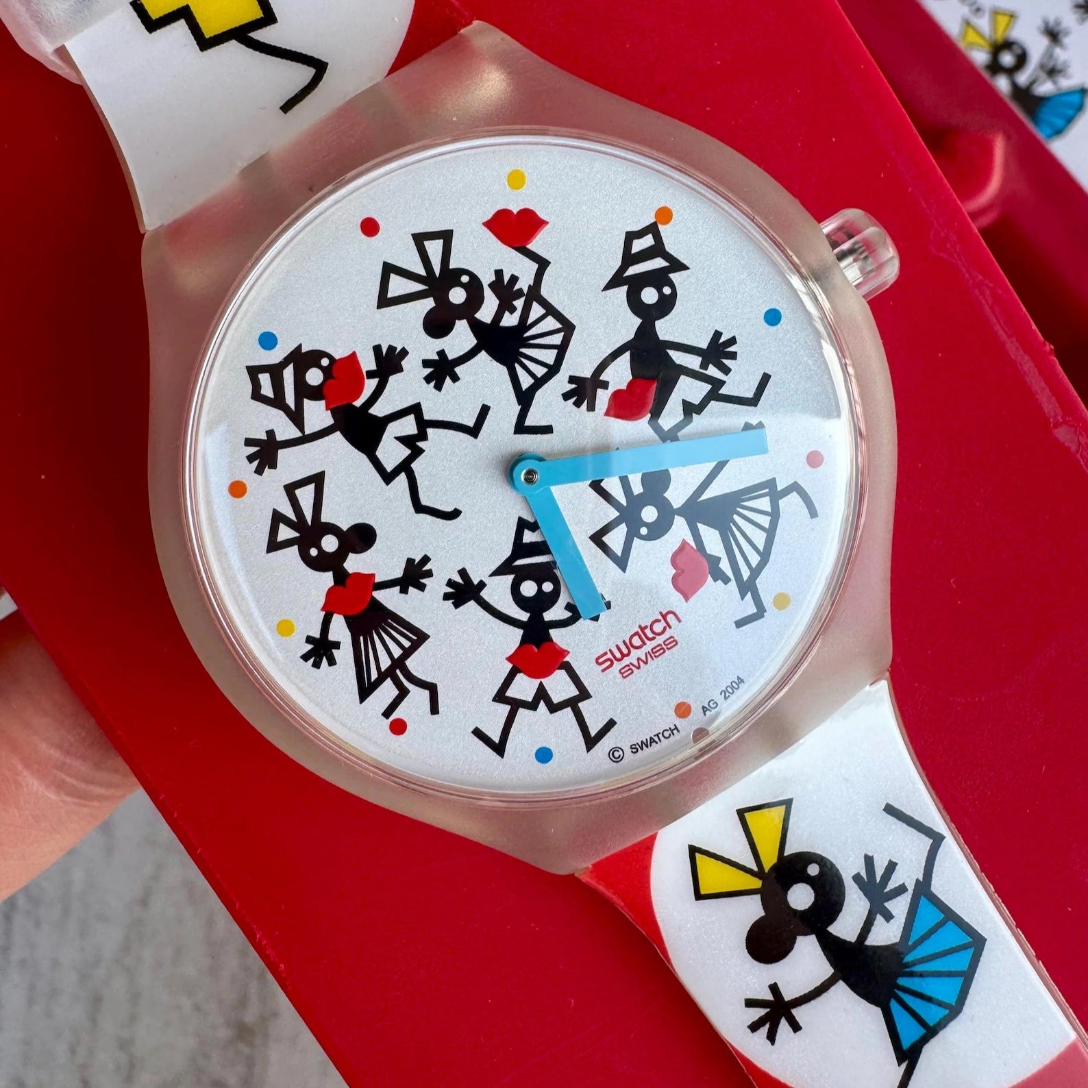 Swatch STGK104 TIME FOR A KISS Club Special 2004 Unworn