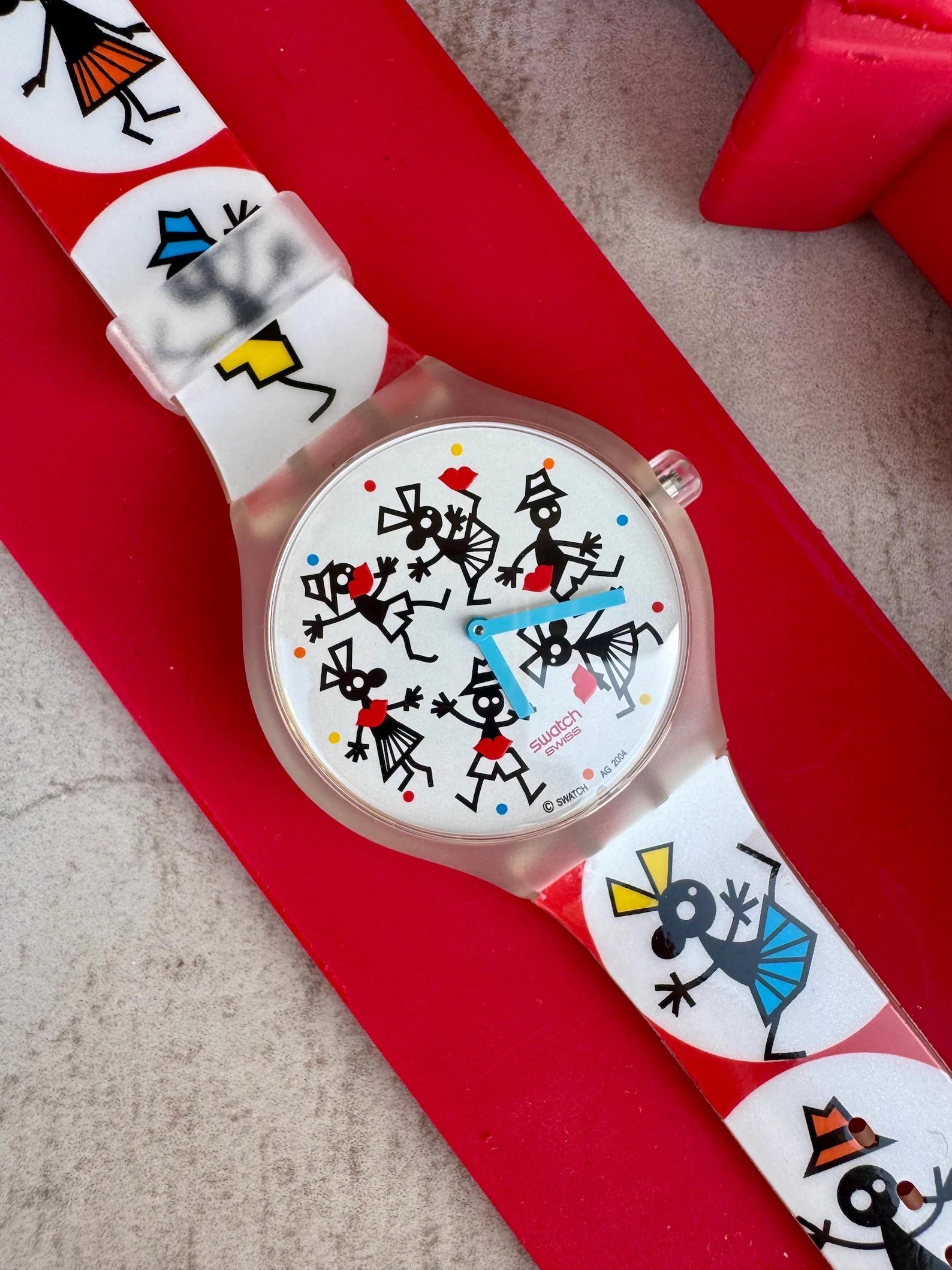 Swatch STGK104 TIME FOR A KISS Club Special 2004 Unworn