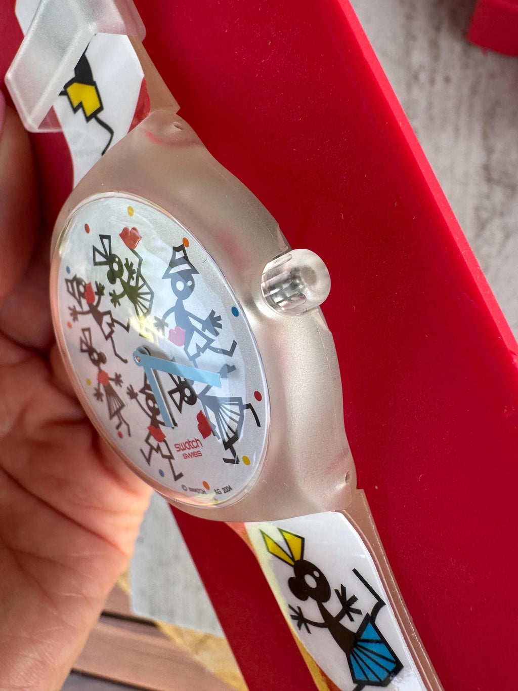 Swatch STGK104 TIME FOR A KISS Club Special 2004 Unworn